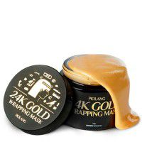 Piolang 24K Gold Wrapping Mask - Обволакивающая маска-плёнка для лица с 24 каратным золотом